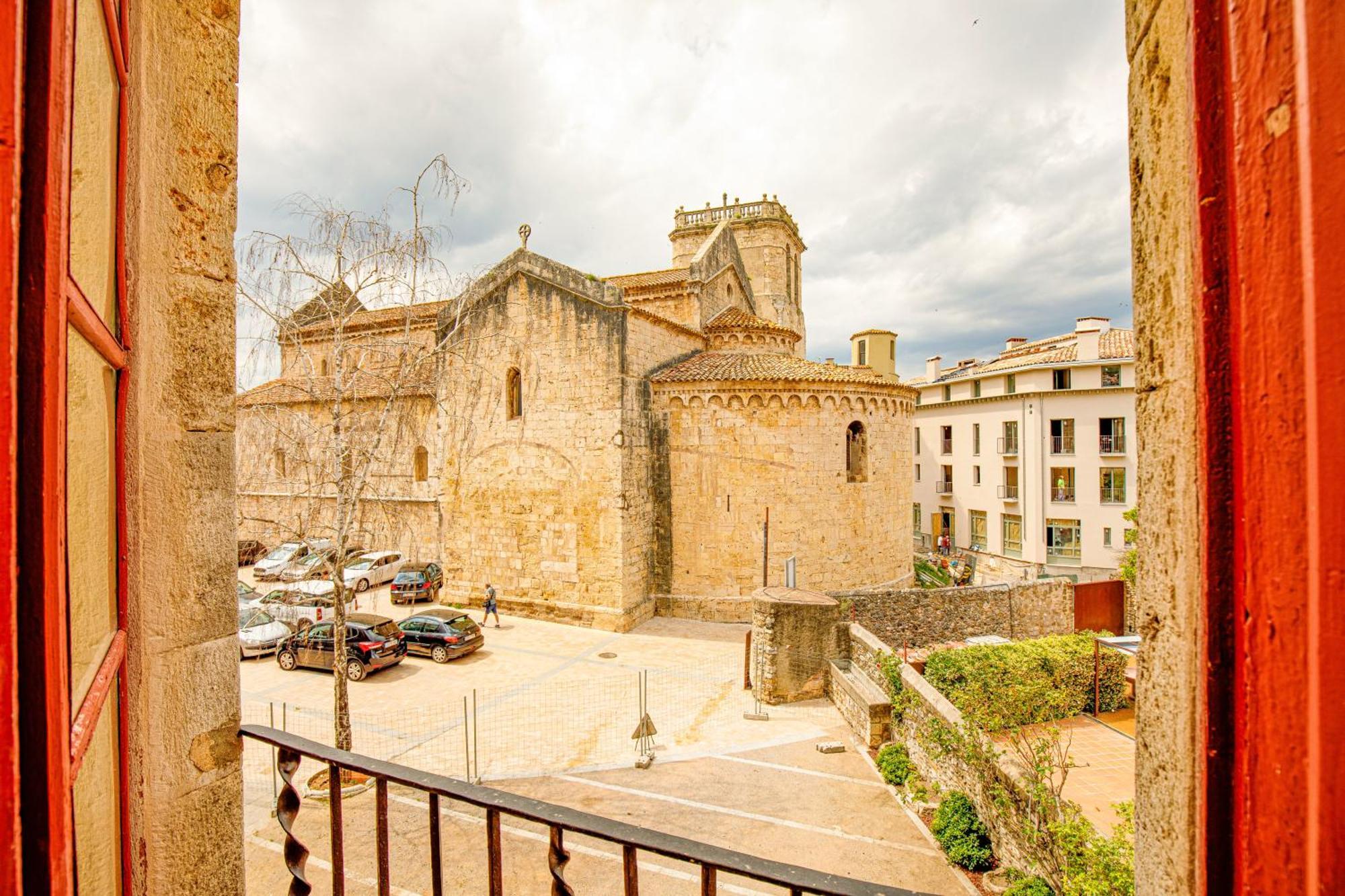 Abadia Mirador The Best Panoramic Views Besalu Bagian luar foto